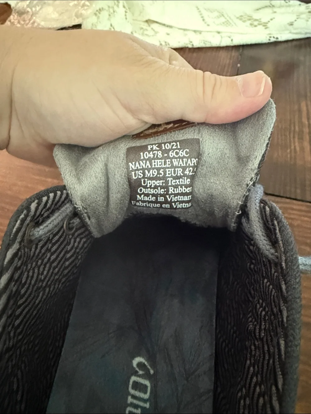 OluKai Gray Canvas Chukka Boots with Gray Sole